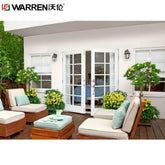 Warren 32x76 Exterior Door French 6 Panel Door 28 in Interior Door French Glass Aluminum